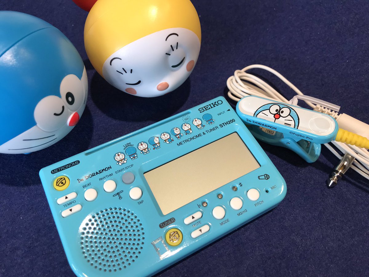 サンリツ楽器 Twitterissa 仙台本店です ドラえもん新商品情報です メトロノーム チューナー ピックアップマイク チューナーポーチ フラットポーチ 楽譜クリップ が入荷しました お問い合わせはサンリツ楽器仙台本店まで ドラえもん