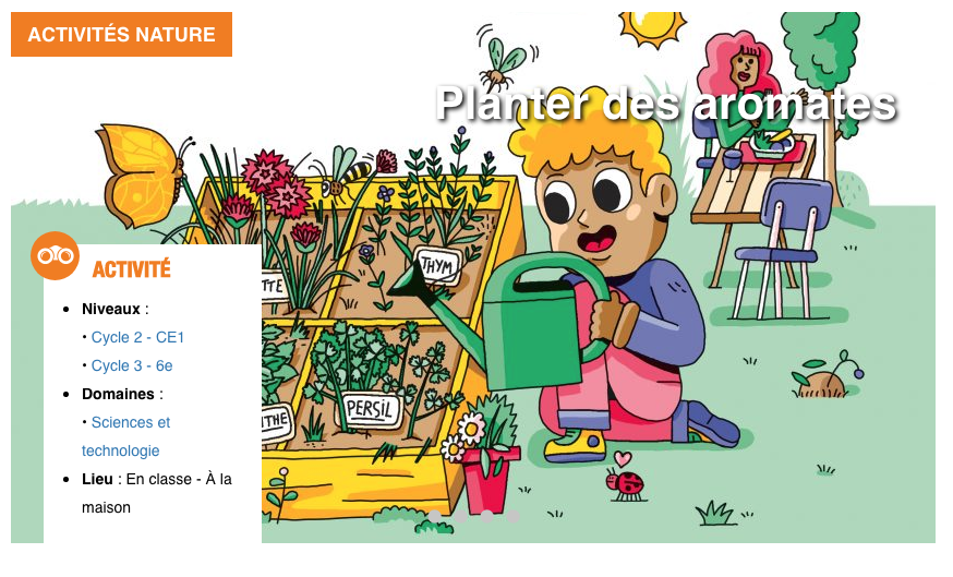 SalamandreEcole's tweet photo. #ecolealamaison Découvrez la nouvelle activité « Planter des aromates » de Salamandre Junior n°129 (avril-mai), la revue des explorateurs de nature de 8-12 ans. 
https://t.co/QlU1A1gVDo https://t.co/ud0xpM72sY