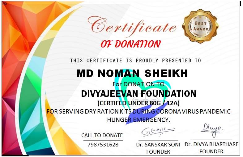 divyajeevanngo's tweet photo. ग़रीब व निर्धन लोगों के लिए दिए गये दान के लिए ह्रदय से धन्यवाद
दिव्यजीवन संस्था आपके द्वारा दिए हुए दान को ज़रूरतमंद निर्धन लोगों तक अवश्य पहुँचाएगी । आपके द्वारा निर्धन ज़रूरतमंद लोगों के लिए की गई इस मदद से निश्चित रूप से आप व आपके परिवार पर ईश्वर की कृपा सदैव बनी रहेगी। https://t.co/jr5Q9ZrJnb