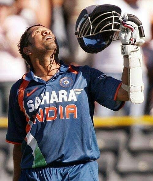 At the age of 36:  @sachin_rt crossed 17,000-run mark in ODIs and also became the 1st player to score double century in ODIs. #HappyBirthdaySachin