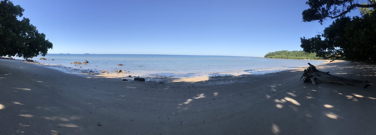 G’day! How tops is Garner’s Beach/Bingal Bay!? #HaroldHolt had no dramas swimming here! Prepared a budget for #Menzies #FNQ ⁦<a href="/LNPQLD/">LNP - Liberal National Party</a>⁩ <a href="/CassCoastRegion/">Cassowary Coast Regional Council</a>⁩ ⁦<a href="/abcbrisbane/">ABC Brisbane</a>⁩ ... PS, photos from 2018... top #SpanishMackBurger at cafe... ⁦