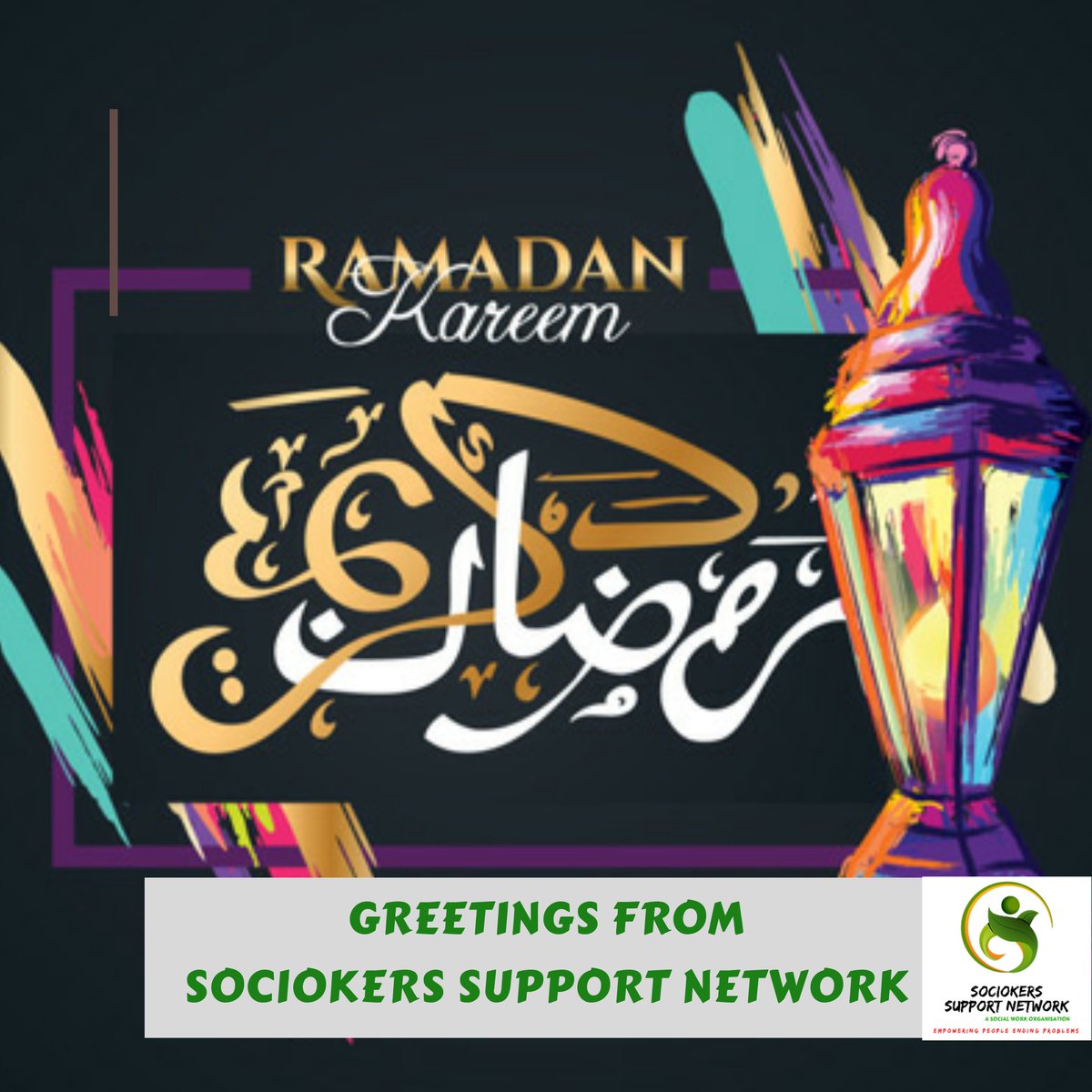 sociokers's tweet photo. @sociokers wishes you a very Happy Ramadan.

"Four Weeks of mercy, 30 days of worship, 720 hours of Spirituality, 43,200 Minutes of Forgiveness, 2592000 Seconds of Happiness.”

#RamadanMubarak #RamadanKareem
#sociokers
#sociokerssupportnetwork https://t.co/kMeviTJyYc
