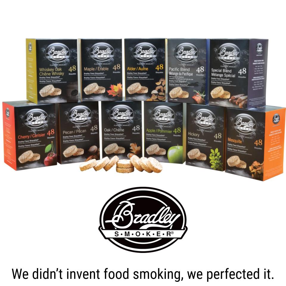 What are Bradley Smoker Bisquettes® and why do the smoker's change the bisquettes every 20 minutes?
The key to the success of Bradley Smokers is Bradley Flavour Bisquettes®. 
Read more about them here: zcu.io/3aDr #bradleysmoker #bradleysmokereurope