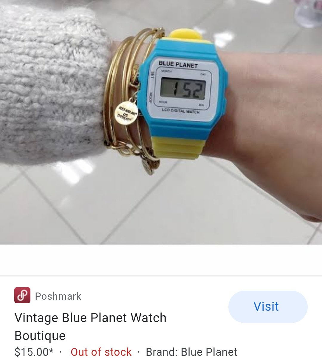 Daiso blue online planet watch