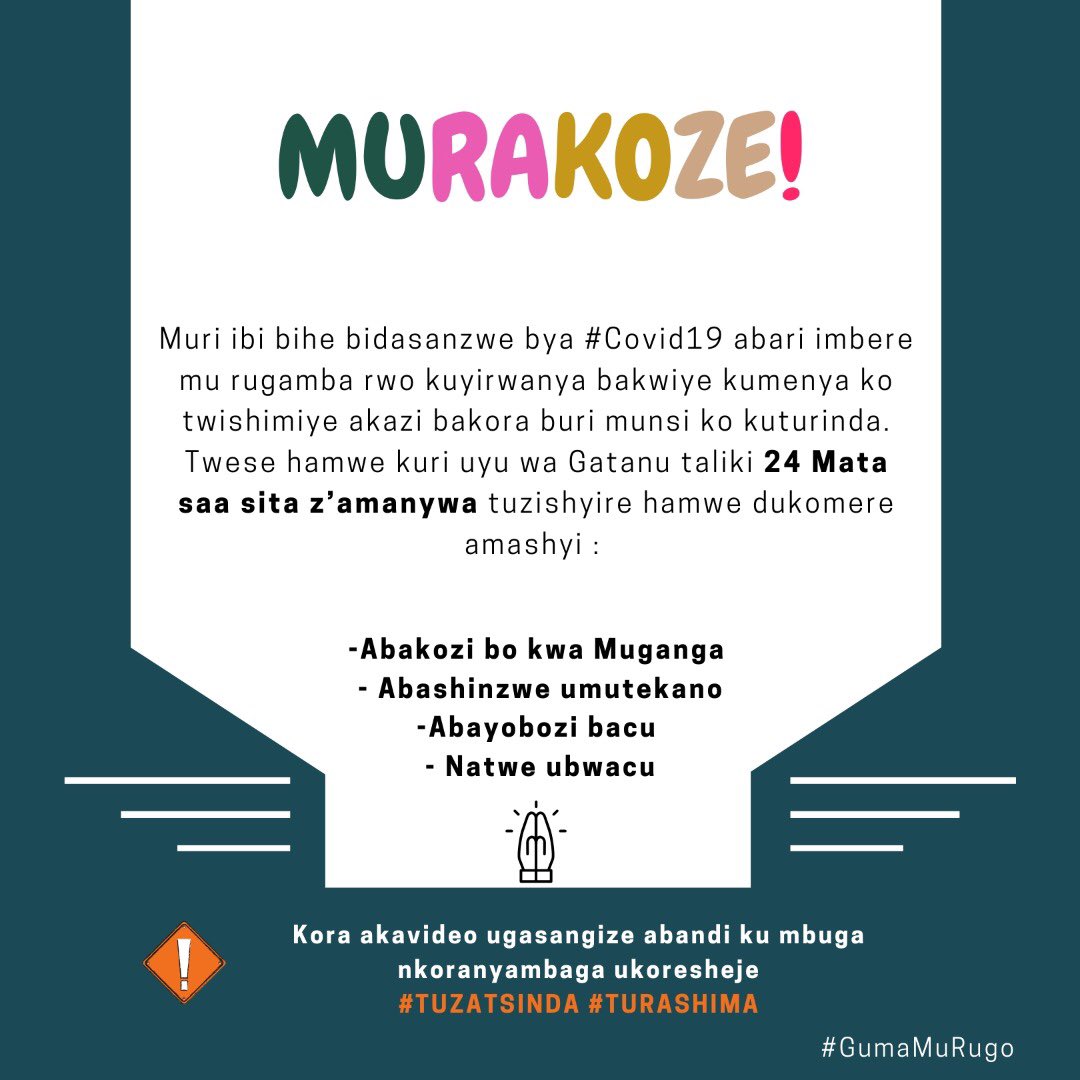 Fiona_Kamikazi's tweet photo. Umunsi ni uyu! 

12:00 pm twese hamwe 👏🏽👏🏽👏🏽👏🏽

Happy Furahiday 🎉🎊 https://t.co/iLsbNOYfGI