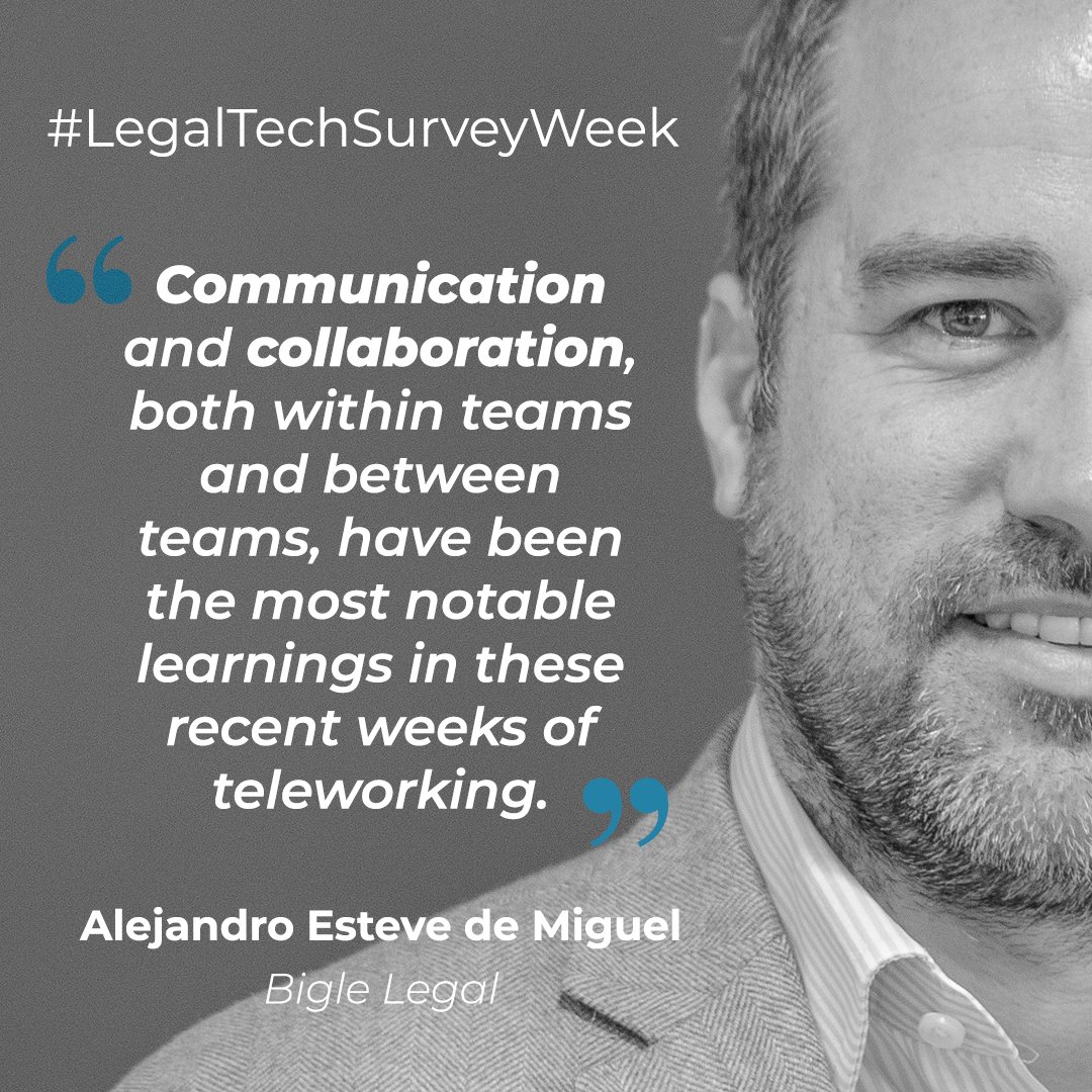 Glegaltechhub's tweet image. Jitsi, Slack or Meet? Which one do you prefer? @alestevedm , CEO and Co-Founder at @biglelegal shares his opinion with us. Check out our #LegalTechSurveyWeek results! #globallegaltechhub #tech #technology #legaltech #legaltechnology #legaltechs