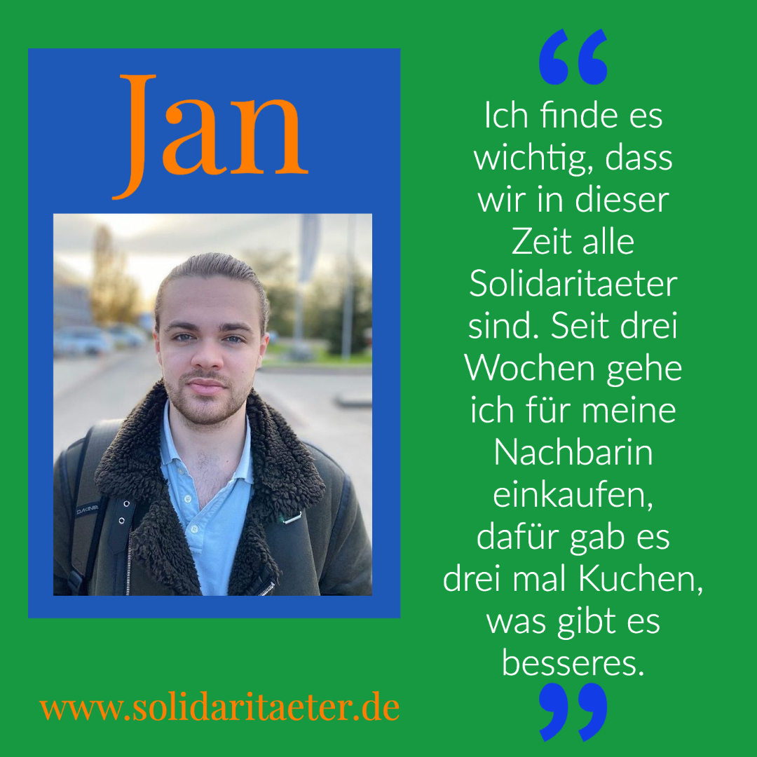 Solidaritaeter1's tweet photo. Unser Solidaritaeter of the day heißt Jan.
Dann mal guten Appetit Jan und danke für dein Engagement.
#solidaritaeteroftheday #solidaritaeter #asolidaritaeteradaykeepsthedoctoraway https://t.co/hacvPbPpo4