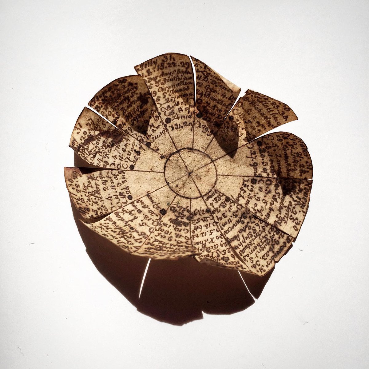 musecornishlife's tweet photo. An Everyday Thing, Every Day @musecornishlife
Paper Calendar
Made by C A Johns, the naturalist, Assistant Master at Helston Grammar School 1831-43.
Designed to fit into the back of a watch.
#armchairmuseum
#museumfromhome
#cornwall #lockdown
#sequenceofevents
#phasesofthemoon https://t.co/vMqk8utlEa