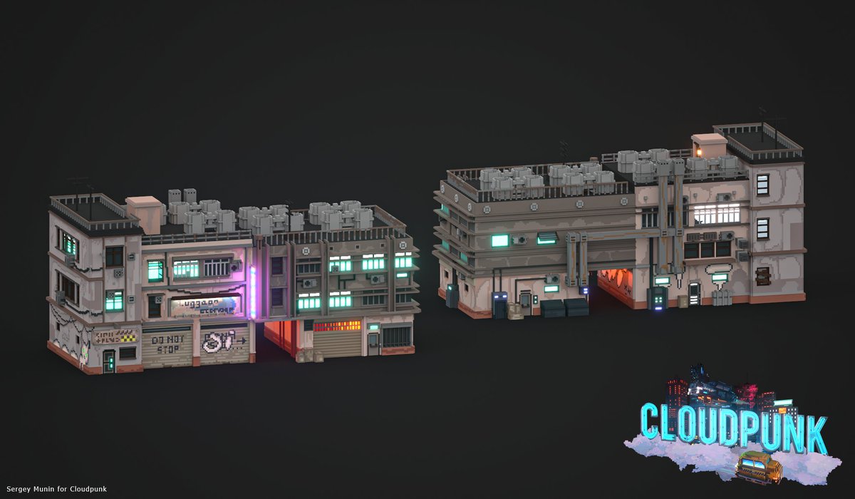 SerjPix's tweet photo. Here is several models that I made for the #Cloudpunk which is already available! And i am very proud to be part of this project.
And: https://t.co/7NTWL7wkhW
#voxels #voxel #voxelart #cyberpunk #magicavoxel #render https://t.co/1usTulzS7Y