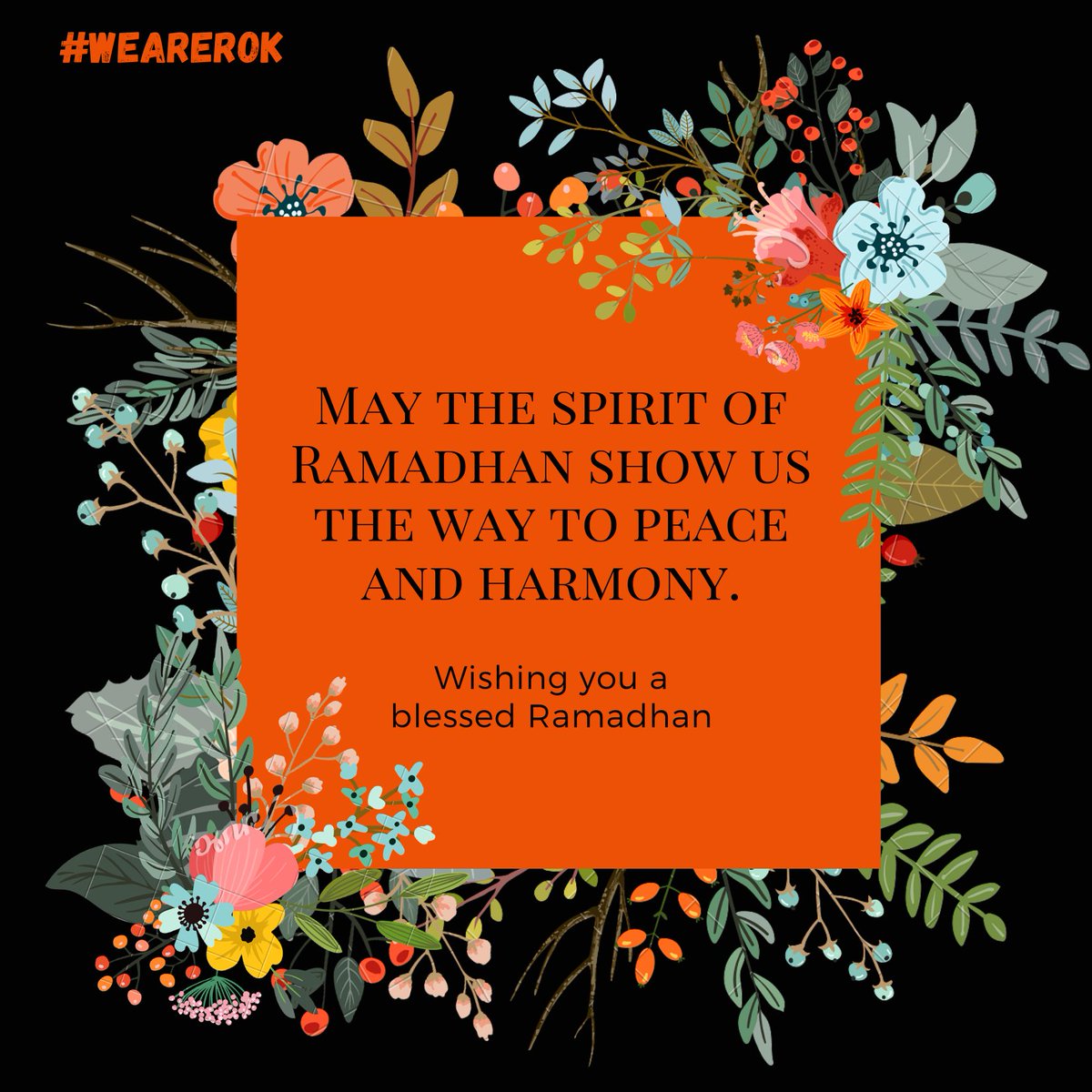 From us to you. Share love this Holy Month as you keep safe! #ramadhan #WeAreROK