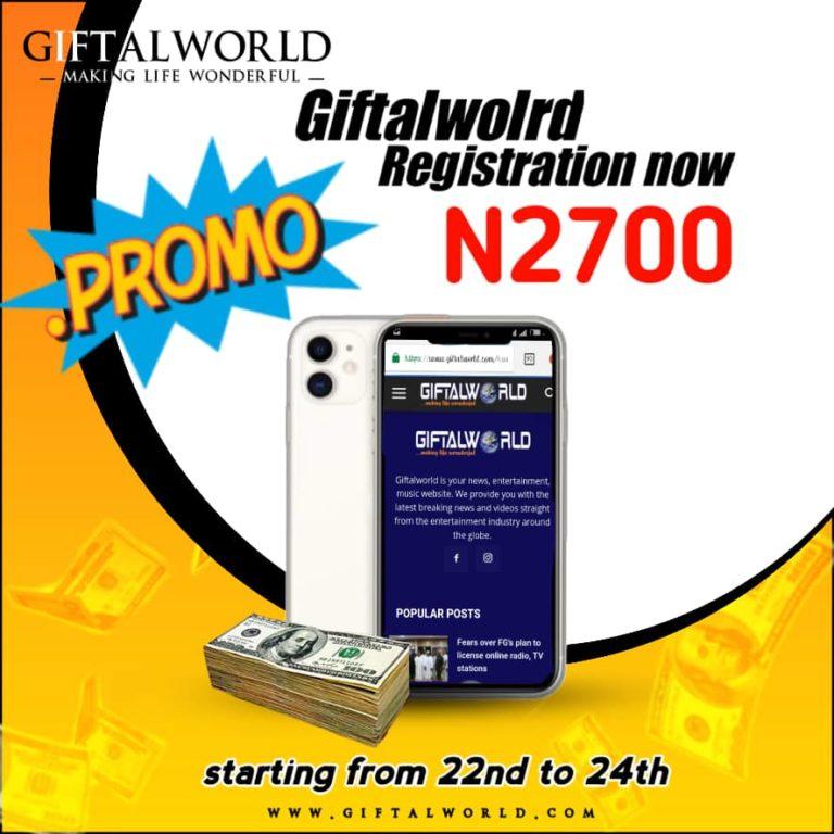 AlimuTess's tweet photo. Make money while at home ￼in this lockdown , Giftalworld has been paying Nigerians on a daily basis and we pay out over 3million naira on a daily basis . Do you also want to get a cut from our revenue share ? Visit https://t.co/IT3TpOWfv8 now to register https://t.co/OpNw1FVpOB
