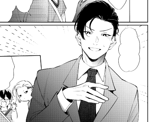ヤンキーくん4話より。想像より格好良かったと担当さんにいってもらったモブ男さんです。
たぶんお金持ってる 