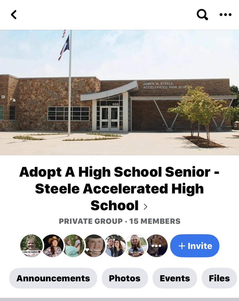blacksteele01's tweet photo. There is now a Adopt a Senior page for Steele Accelerated High School on Facebook!! Come support my class of 2020!! @NorthwestISD @JMSteeleAHS @NISDCosmetology @Collegiate_Acad https://t.co/7tvz6H4QOI