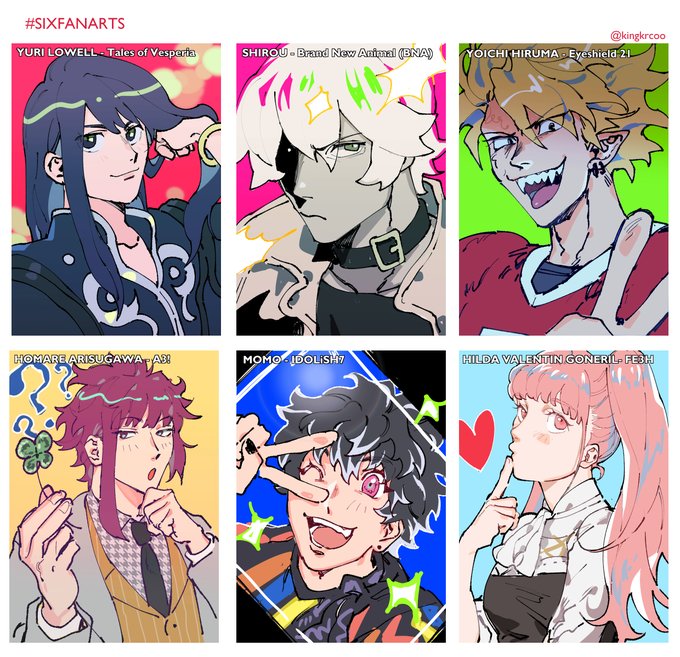 first batch of #SixFanartsChallenge !! thank u for rq-ing! 