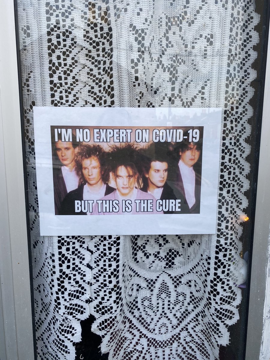 drjendonnelly's tweet photo. Spotted on my way into work this am!! Love it 😍 #COVID19 #TheCure https://t.co/kkUVjldIDU