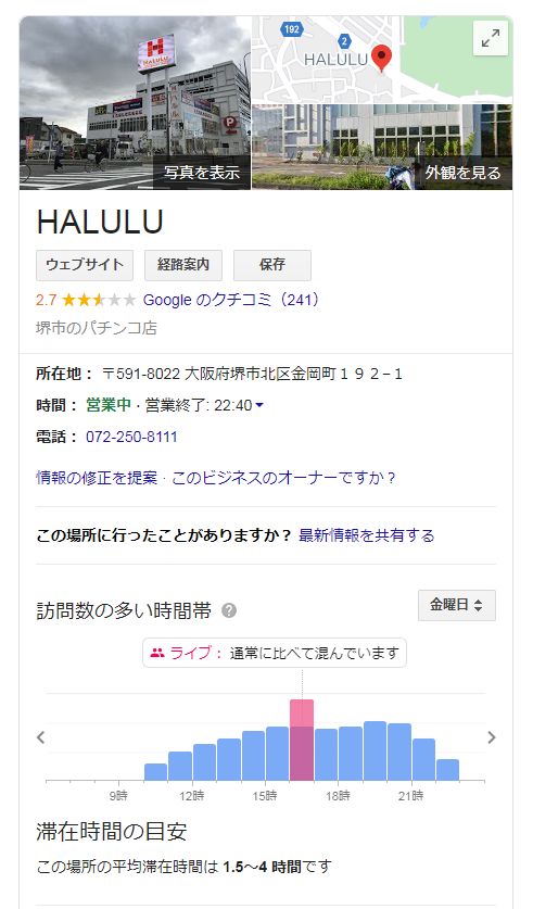 ほげほげ 大型パチンコ店6店 の内 丸昌会館 Halulu P E King Of Kings 大和川店 などは通常の倍近い客入りやで 大阪府の宣伝のおかげで もうかりまっせー