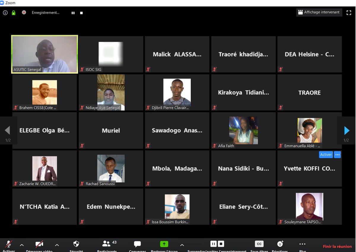 eva_ncho's tweet photo. #WayigfSummit2020 #FrenchWebinaire2
Merci aux 48 Participants de cette 2e session très enrichissante avec @domukajoor & @murielofficiel sur la Protection des Données et la Propriété Intellectuelle
Rdv Lundi pour le prochain webinaire sur la Cybersecurité https://t.co/RiJsDccutg