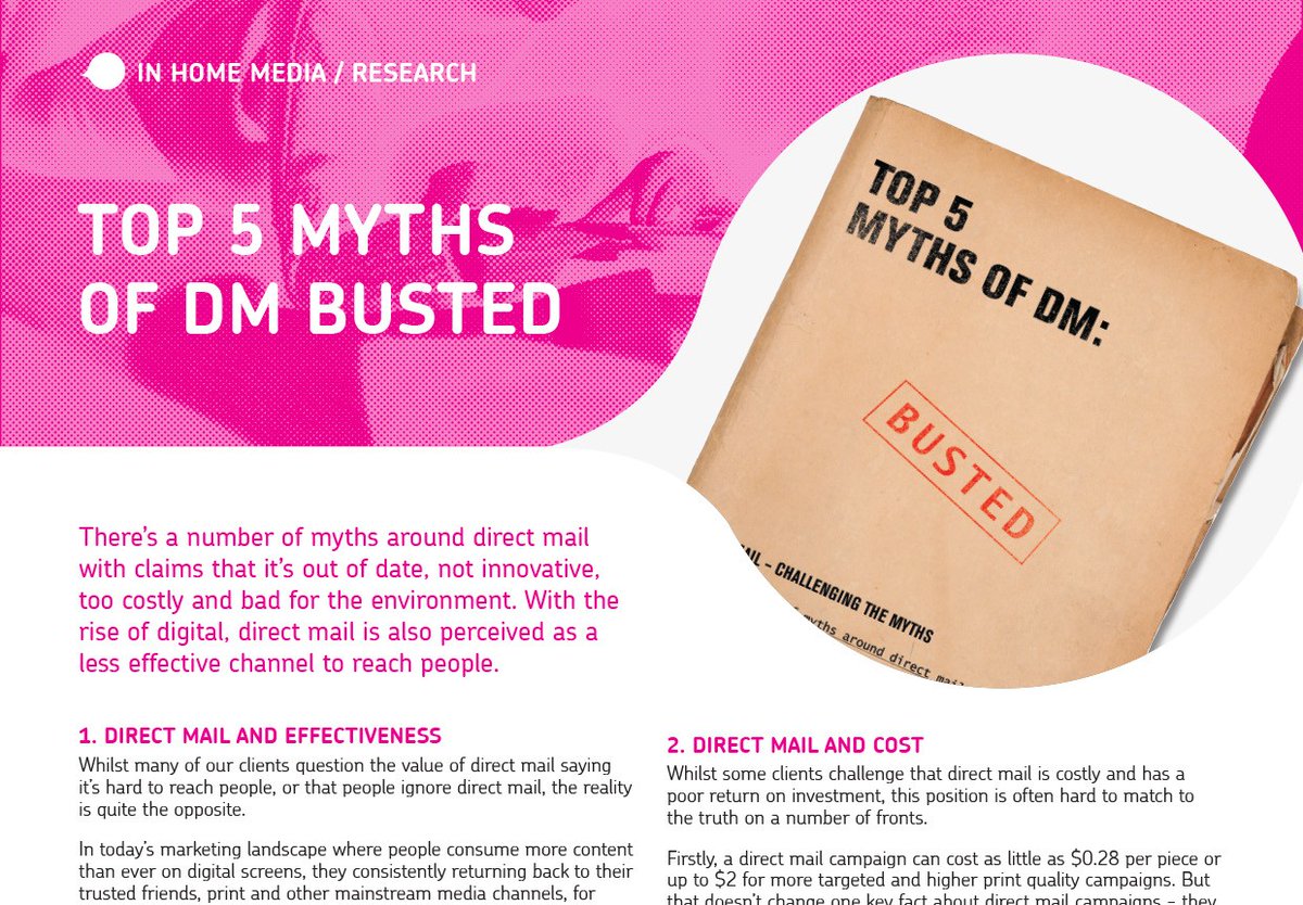 Direct Mail has always delivered great results, now with a captive audience at home, it is even more impressive. Take inspiration from these ideas on how to get more bang for you DM buck. ow.ly/WoI450zn9Rp