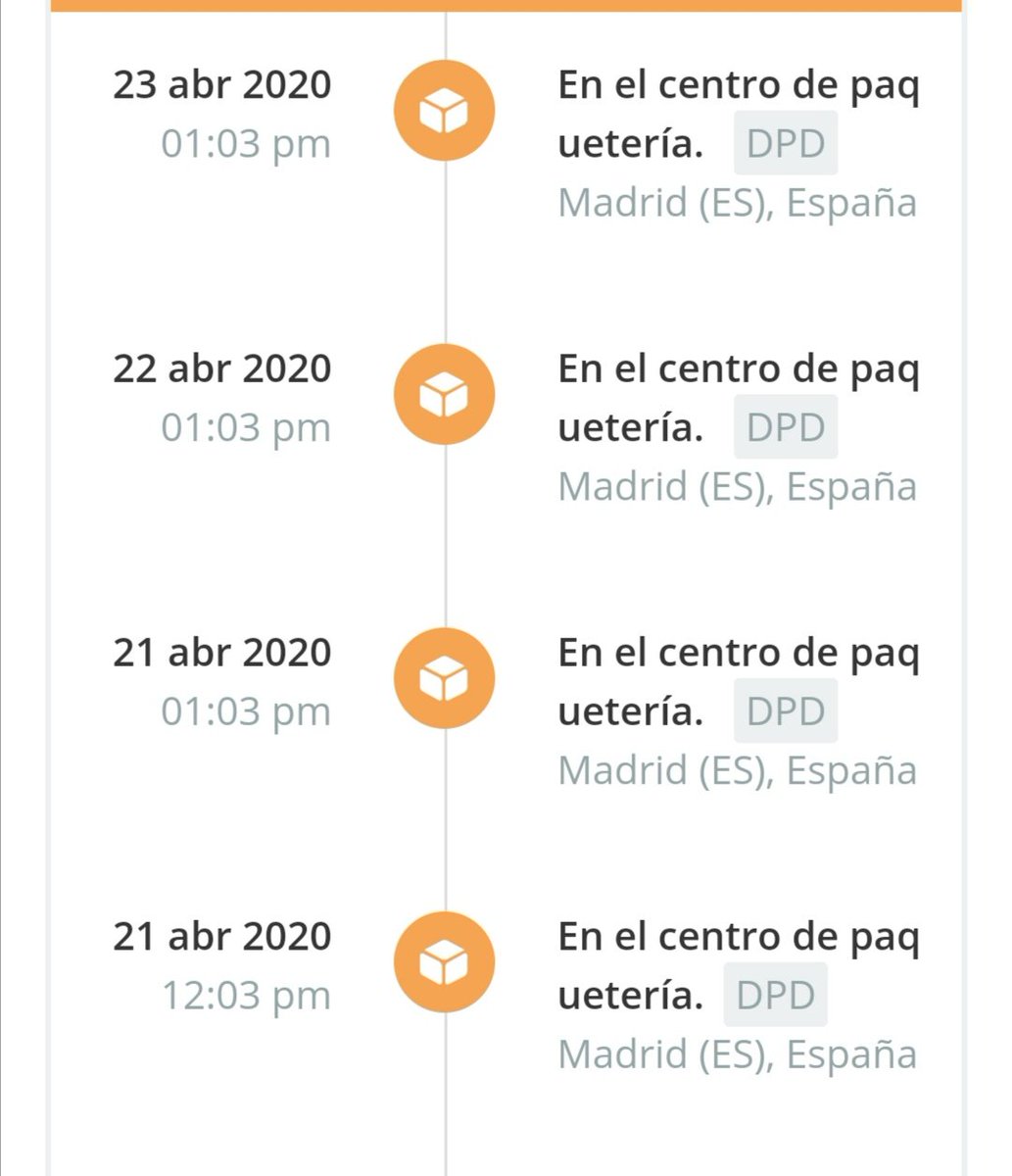 Nando_9_'s tweet photo. @SEUR_responde me podéis decir cuando tenéis pensado sacar el paquete a reparto que lleva varios días en el almacén?. Es vergonzoso, ya tenéis la reclamación en Amazon en el proveedor del producto y en consumidores. https://t.co/QJH5UeLDxm