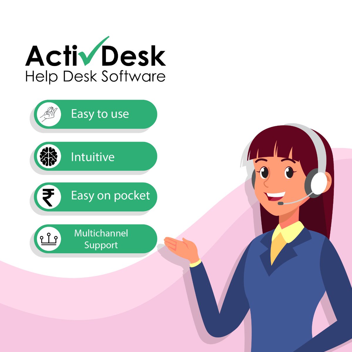 DeskActiv's tweet image. Transform your customer support with an easy to use, cost effective, intuitive HelpDesk Software.  
#HelpDesk #HelpDeskSystem #CustomerService #SupportDesk #Activdeskhelpdesksoftware