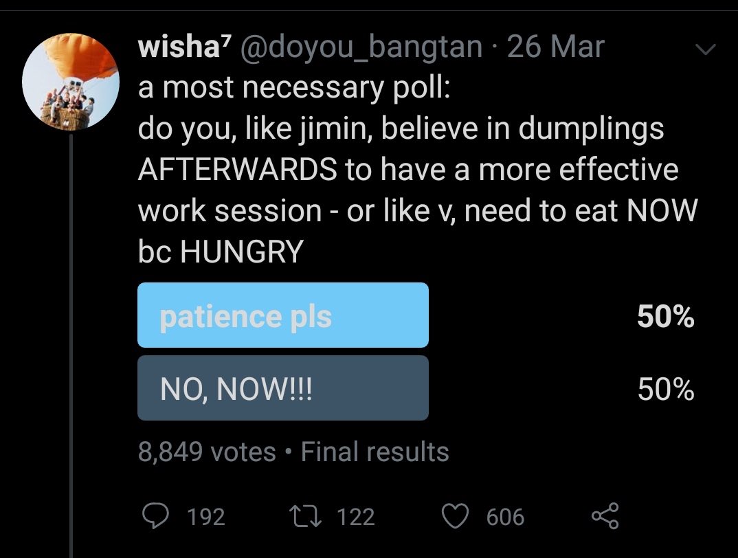 this was the poll. first, it was completely unnecessary to make one and second, they really painted tae in a bad light here