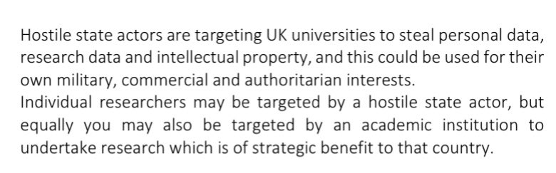 The UK Centre for the Protection of National Infrastructure (CPNI, 2019) warned,