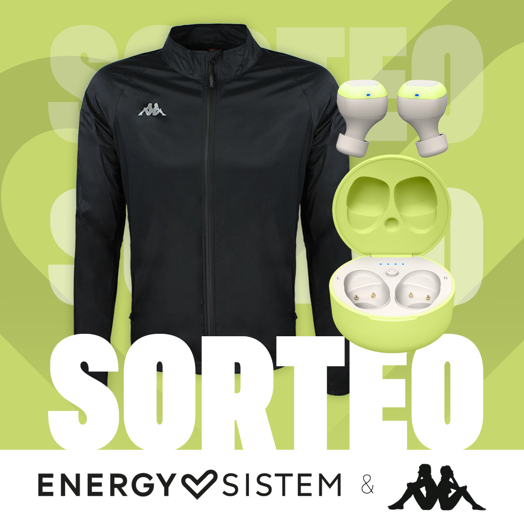 EnergySistem's tweet photo. ¡SORTEO! Sorteamos 1 pack de auriculares Energy Sistem + cortavientos @KappaSport_ES

Para participar 👇
✅ Dinos qué deporte practicarías con el pack 
✅ Menciona #KappayEnergySistem
✅ RT

El sorteo está activo en los 2 perfiles. ¡Date prisa! Termina el 27/04 a las 23:59h. https://t.co/P5pDmx8LUc