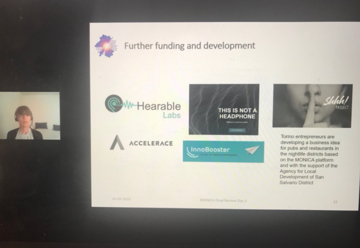 2nd day of #H2020 @MonicaProject final review. So impressive to see our colleagues showing all work done in a few minutes presentations!