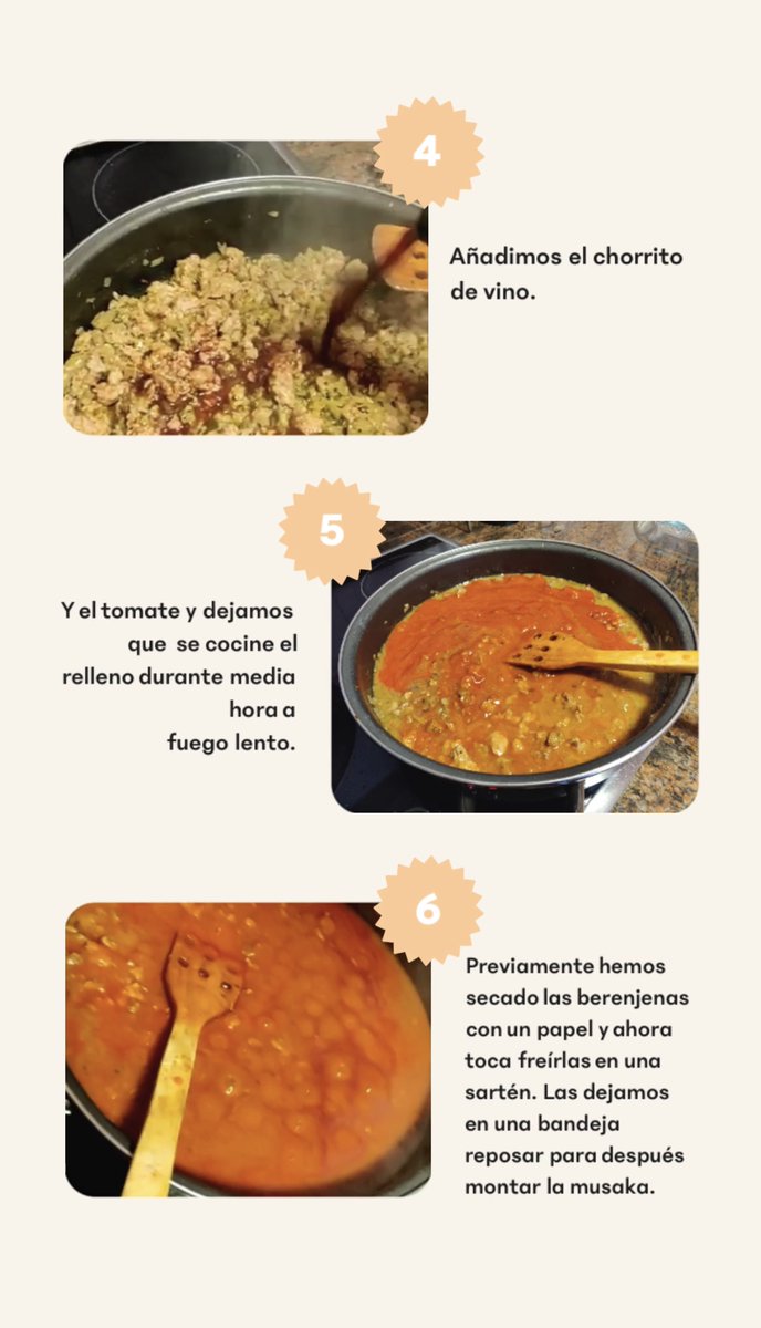 GrupTravi's tweet photo. El chef #cantravinou nos da esta receta:Musaka griega.Ingredientes:3 berenjenas,1 cebolla,1 ajo,320g de butifarra de cerdo,2 hamburguesas de ternera,100g de queso feta,400g de tomate frito,150g de queso especial para fundir, 200g bechamel y vino tinto. #ConVosotrosTodoEsPosible https://t.co/11Yls0ZFQs