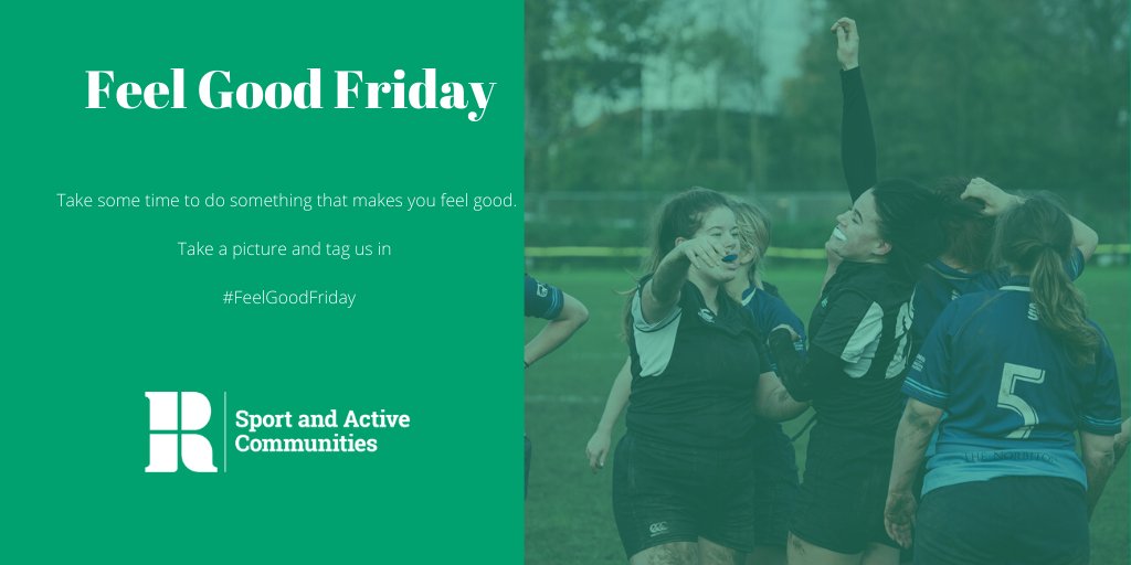 sportroehampton's tweet image. Its Feel Good Friday! take some time to do something that makes you feel good and share with us - or share some of your favorite memories from this year!