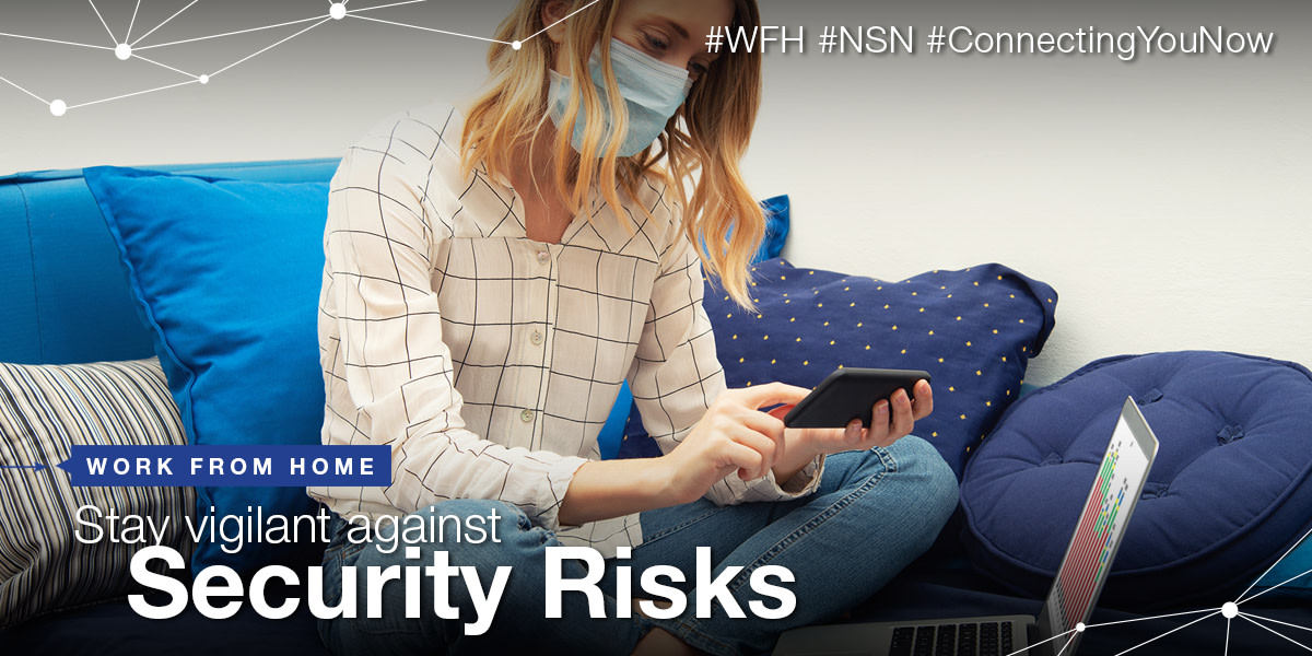 NewStarNetwrks's tweet photo. Just because you’re not in the office doesn’t mean you’re not a target for hackers. Your work machine is incredibly valuable for thieves and criminals, so take care to work securely.
#WFH #NSN #ConnectingYouNow #NSNLime #CoronaLoner #WorkLifeBalance #StayConnected https://t.co/6Lhvsu7rMB