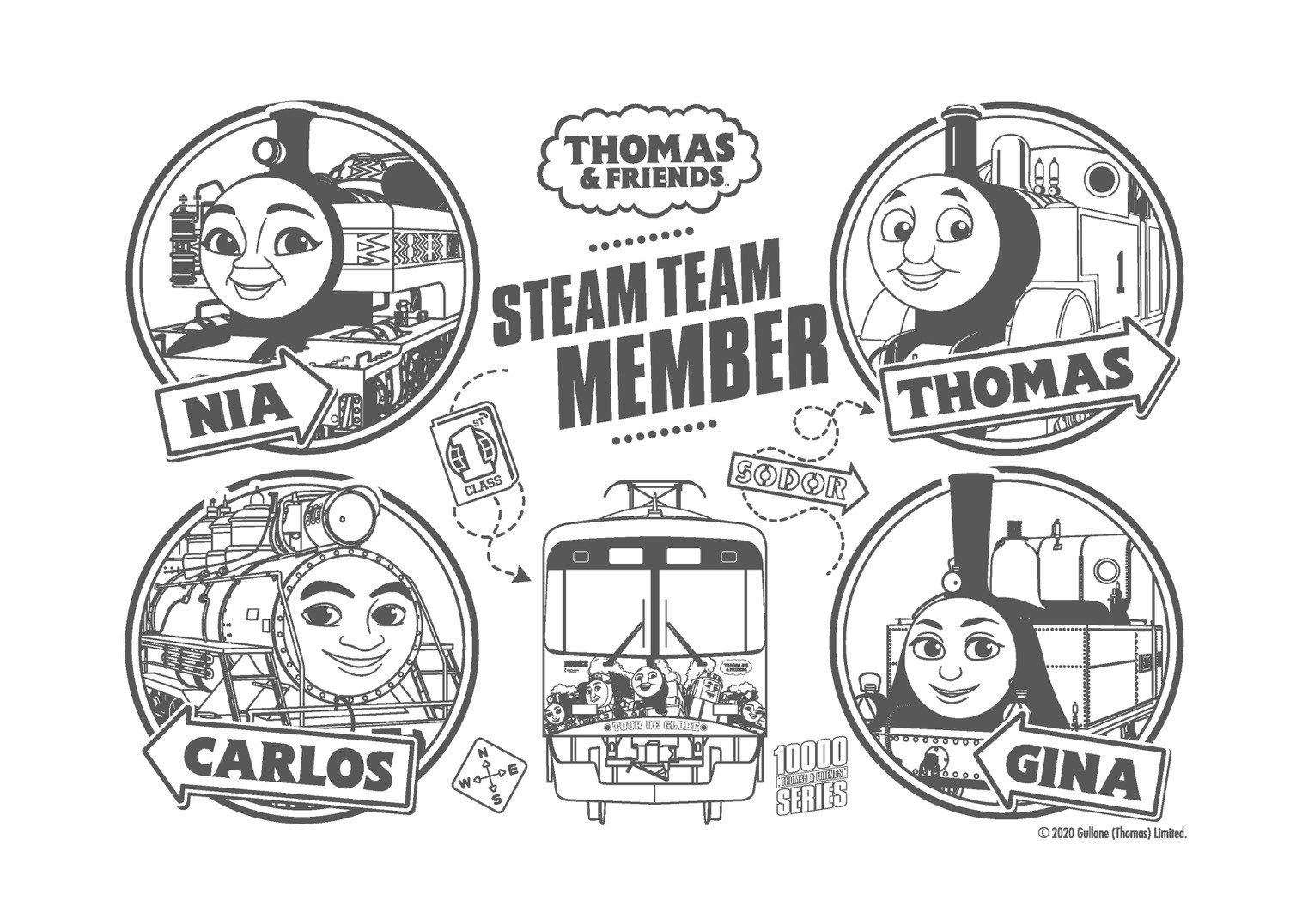 京阪電車おでかけ情報 公式 Twitterissa ぬりえ第4弾 今週は 京阪電車きかんしゃトーマス号2020 オリジナルグッズのスケッチブックからの1枚です きかんしゃトーマス号は一部の企画を休止中ですが 来年の7月末まで元気いっぱい走ります