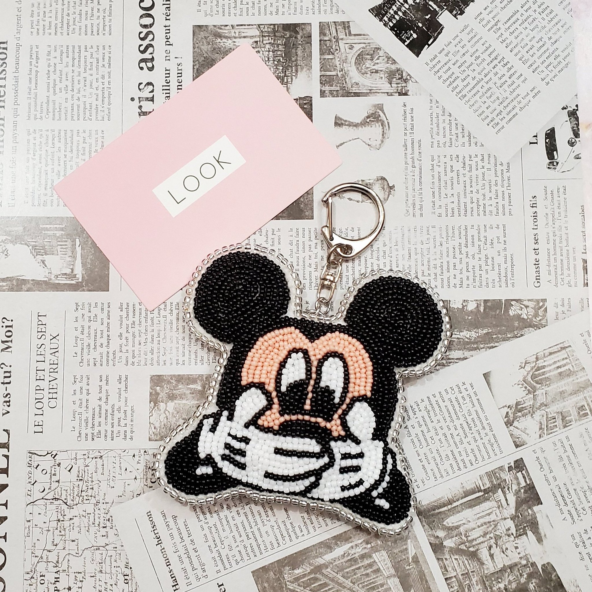 ロエン ミッキー ビーズ刺繍 七分袖カットソー - メルカリ