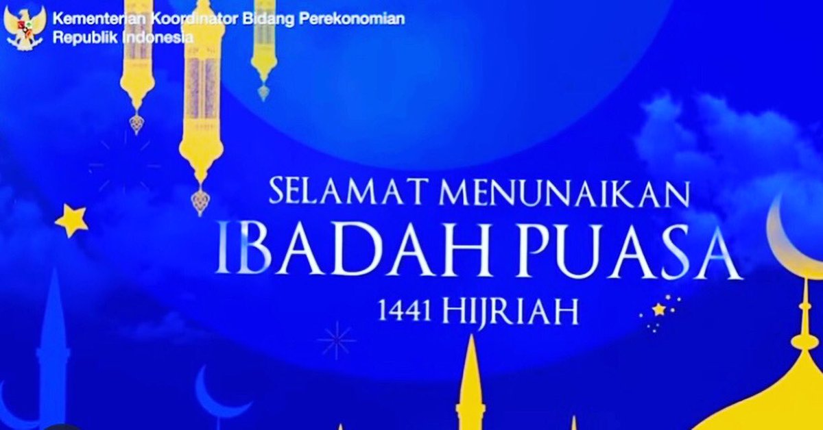 keasdepaneatt's tweet photo. Selamat menunaikan ibadah Puasa, 1441 H.

Semoga kita semua diberi kesehatan, kemudahan, serta kelancaran dalam menjalankan ibadah selama bulan Ramadhan ini.

#untukekonomiindonesia #ramadhan2020 
@perekonomianri https://t.co/vW2WtVCs3H