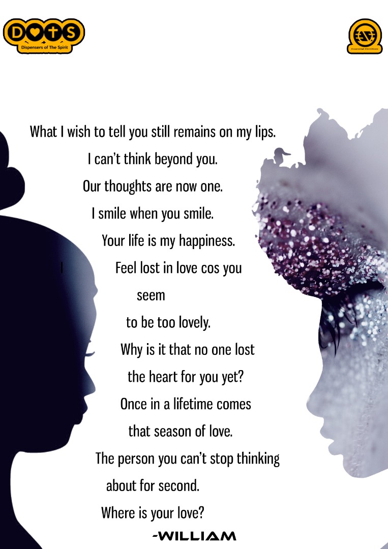 officially_dots's tweet photo. Hi there🥳
Its DOTS again😁
Ever loved someone?
Ever said the words that could either make you the happiest person or make you cry in tears cos you've been rejected - "I love you"?😭
Do we know what love is?
Well William seems to have an answer.
#TheCall #WeAreDOTS #Poetry https://t.co/JN9cKtYxgY