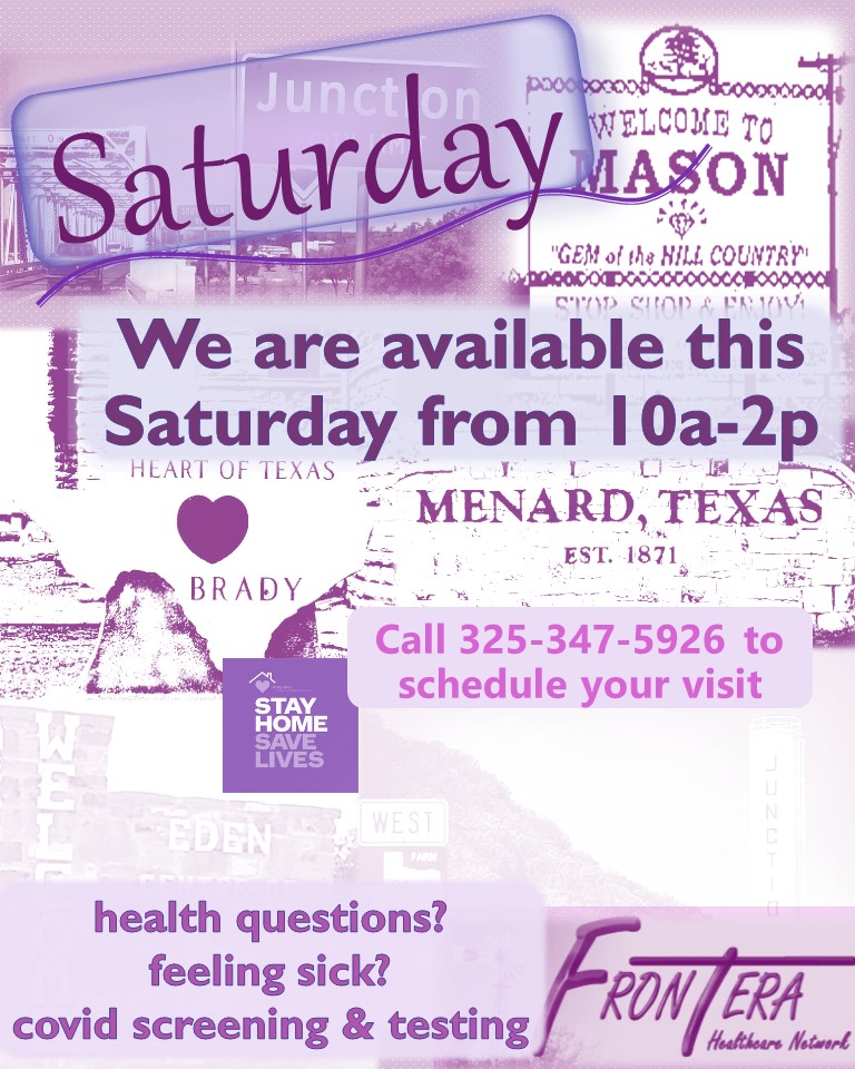 fronterahealth's tweet photo. Medical &amp; Behavioral Health Services Available this Saturday https://t.co/EtEaBKuRHl