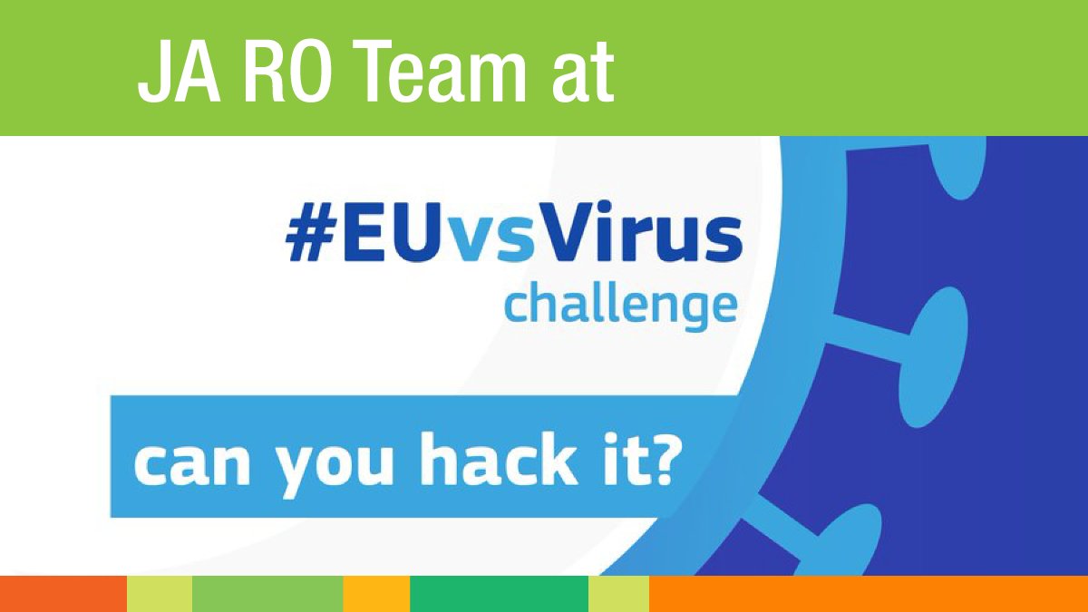 24-26 of April, <a href="/JARomania/">JA Romania</a> staff is at the Pan-European <a href="/EUvsVirus/">EUvsVirus</a> #HACKATON! The challenge we chose is #DistanceLearning in #DisadvantagedCommunities. JARO team will be at work over the weekend on channel #23 E-learning methods&amp;tools for #RemoteWorking and #education. #EUvsVirus