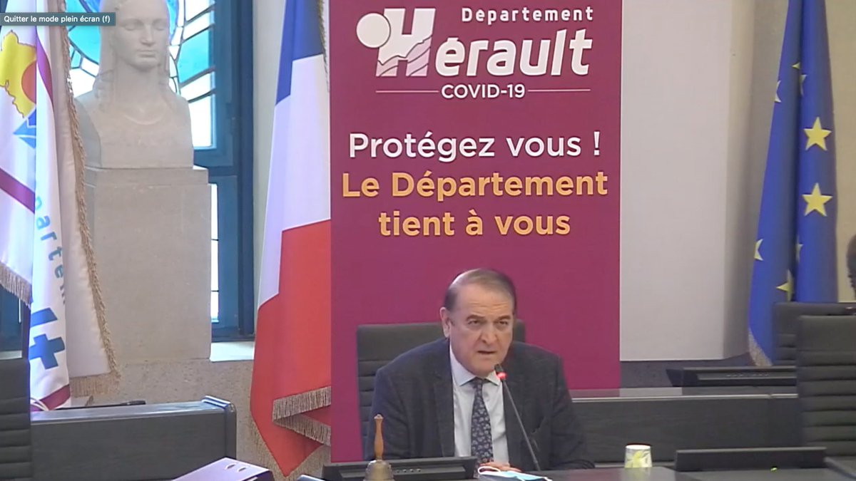 Heraultinfos's tweet photo. #COVID19 SUIVEZ EN DIRECT LA SESSION PUBLIQUE DU CONSEIL DÉPARTEMENTAL 
🇫🇷 Les actions et les mesures exceptionnelles des élus du Département face à la crise

📶 A suivre en direct 
- FACEBOOK https://t.co/LWMpCv7pOn
- YOUTUBE https://t.co/J6CZWfmc21 https://t.co/rIfU2tIa2T
