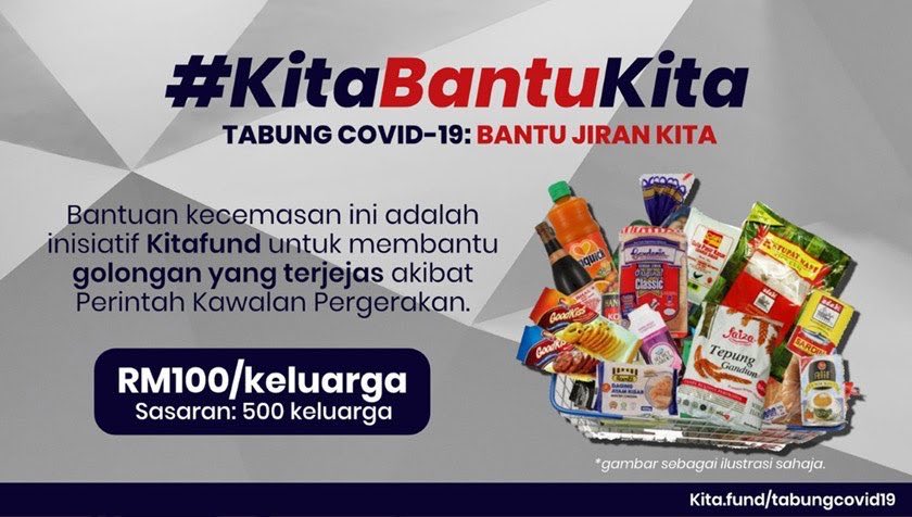 11. KitaFund Tabung Covid-19: Bantu Jiran Kita  @KitafundMY  https://kitafund.com/7524-tabung-covid-19-bantu-jiran-kita