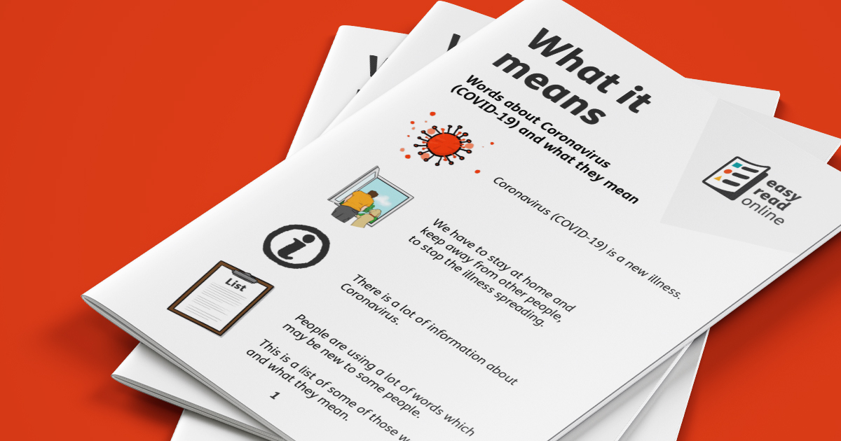 EasyReadOnline's tweet photo. There are lots of new words and phrases to do with Coronavirus (COVID-19). 

We've made an Easy Read glossary with all those words and what they mean.
 
Download the free PDF here: https://t.co/zjOz2QcKzi

#easyread #coronavirusuk #coronavirus #definitons #accessible #glossary https://t.co/LzQyMlj6LL