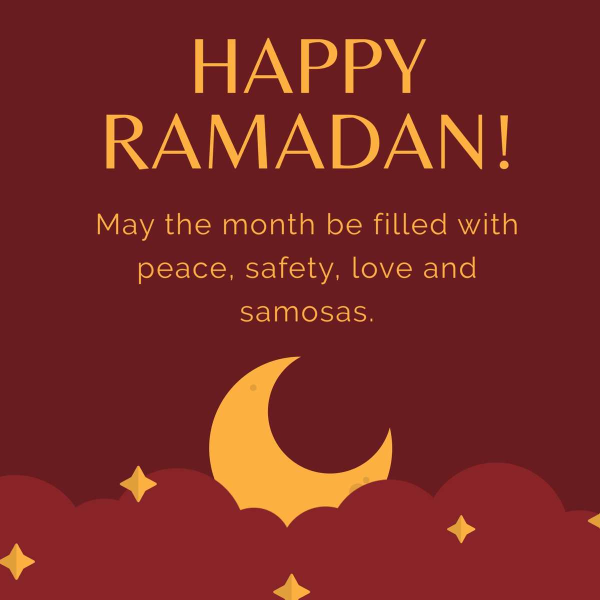 Ramadan Mubarak! I’m going with #Ramadan2020
#StayPicorAway
#IsolationIftarDay1