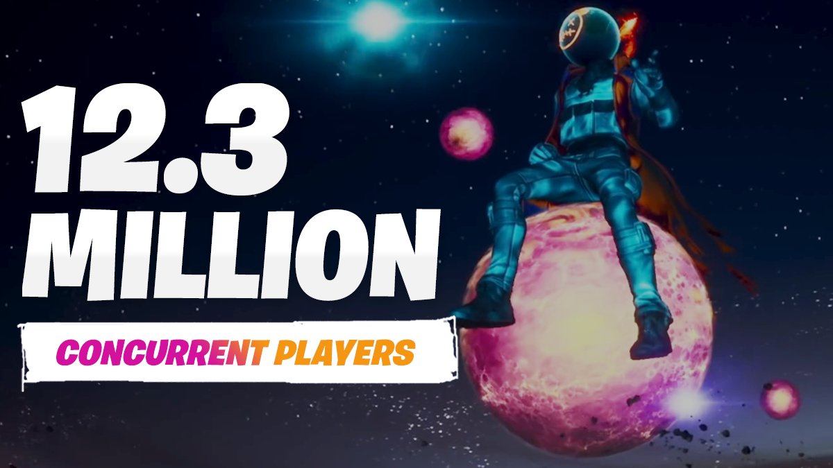 FBRFeed's tweet image. #Fortnite have revealed over 12.3 MILLION players participated in Travis Scott's Astronomical Experience. 

This is just in the first showing..