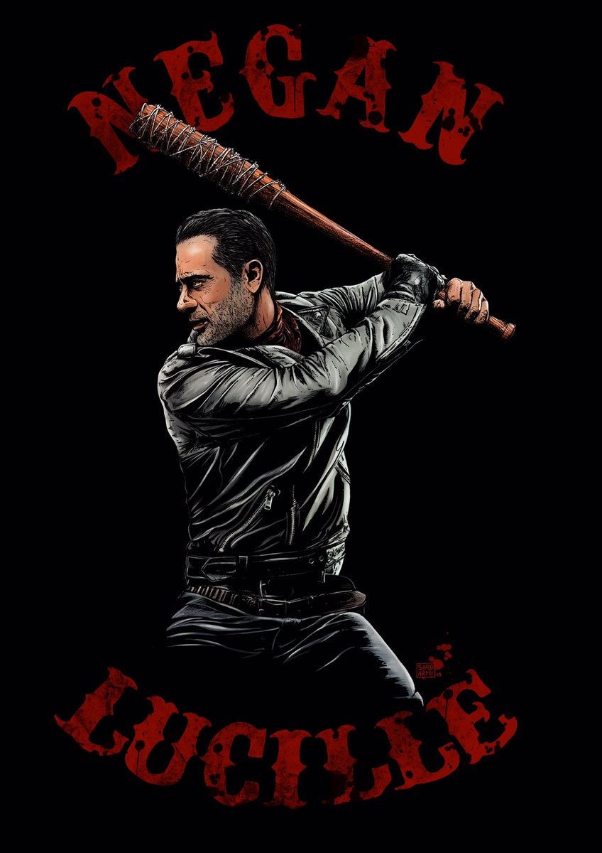 sandarmi's tweet photo. Eennie Meenie Miney Moe, Negan is on the shop !
https://t.co/F2DVViZYCH

 #sandarmi #procreate #ink #negan #twd #lucille #jeffreydeanmorgan #thewalkingdead #amcthewalkingdead #walkingdeadamc https://t.co/68qCHLDwrY
