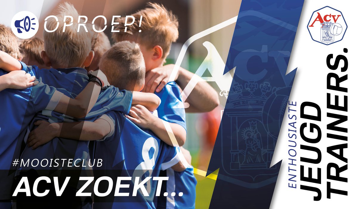 📢 GEZOCHT | ACV zoekt enthousiaste jeugdtrainers. Meer info via onderstaande link #mooisteclub 

➡️ acvassen.nl/1/1937/acv-op-…