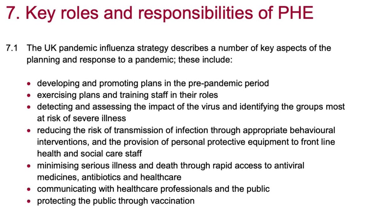 Pandemic Influenza Strategic Framework, This is what  @PHE_ukshould have been planning for.  #coronavirusuk  https://assets.publishing.service.gov.uk/government/uploads/system/uploads/attachment_data/file/344696/PI_Strategic_Framework_13_Aug.pdf
