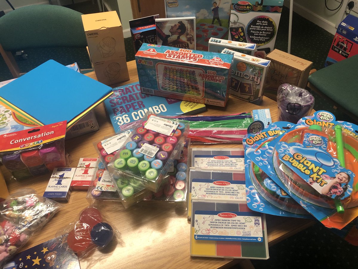 rebeccaedsbt's tweet photo. Overwhelmed with this generosity!! Thank you all so much to those who donated such lovely activities for difficult times #active support #pbs #sensory #wellbeing #engagement #funtimes 💙🌈 #specialistLDservices https://t.co/NaoTCMBiGN