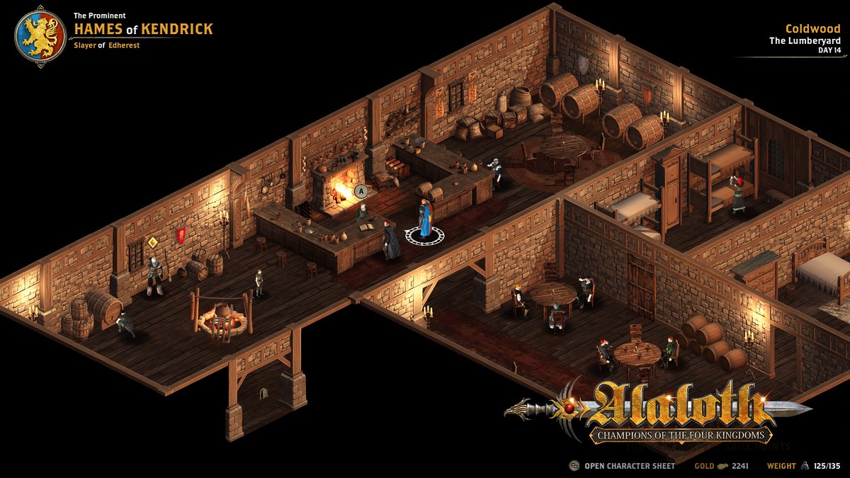 alalothgame's tweet image. You can meet interesting people in taverns and some of them may have a favor to ask. #alaloth