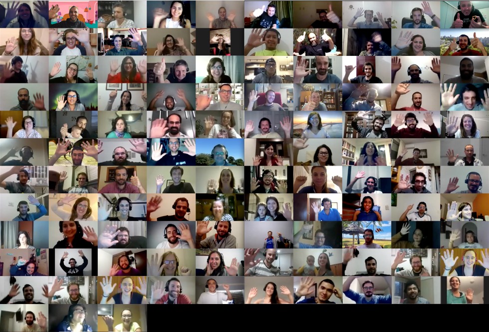 Pyxisportal's tweet photo. ¡Más de 130 pyxianos conectados para el #PyxisOpen, nuestro tradicional encuentro de co-construcción! Compartimos experiencias sobre teletrabajo, reflexiones de la coyuntura y cómo será el día después. Muy emocionados y con pilas recargadas para seguir construyendo #PyxisEnCasa🚀 https://t.co/703WwiSckJ