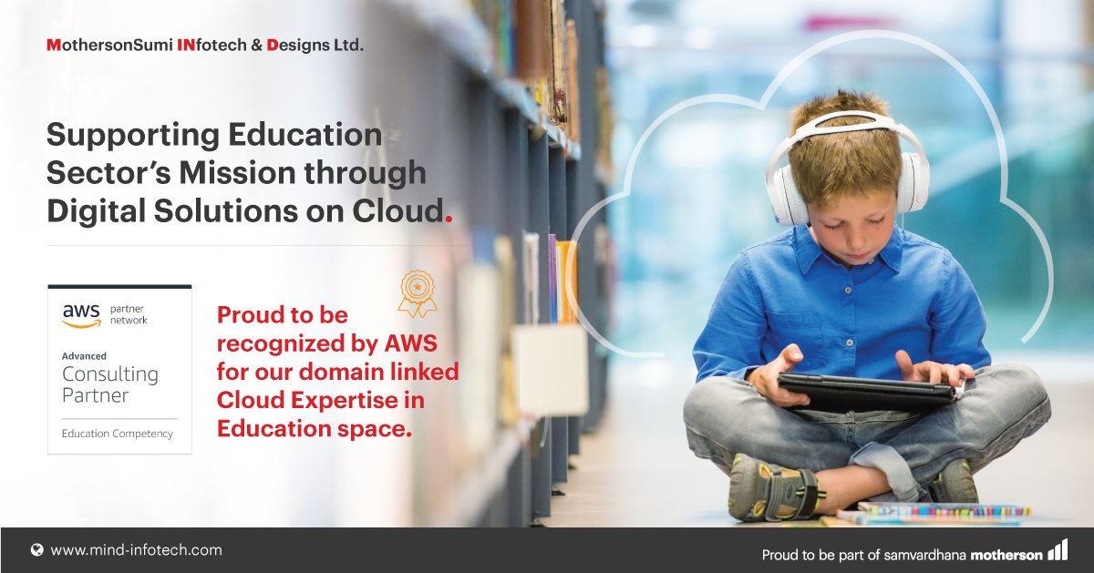 MIND is proud to achieve @awscloud Education Competency status. This recognizes our deep expertise to help customers in their cloud journey in one of the fastest growing sectors i.e. #EducationSector.

shorturl.at/bkqN6 

#CloudSolution #ConsultingPartner #AWS #Cloud