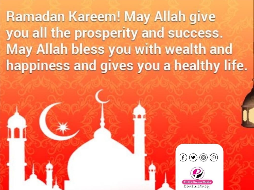 Pretty_stream's tweet photo. Ramadan Kareem, 
Stay Blessed and May Allah grant you wealth and Happiness. https://t.co/Fd1ltNkxYF